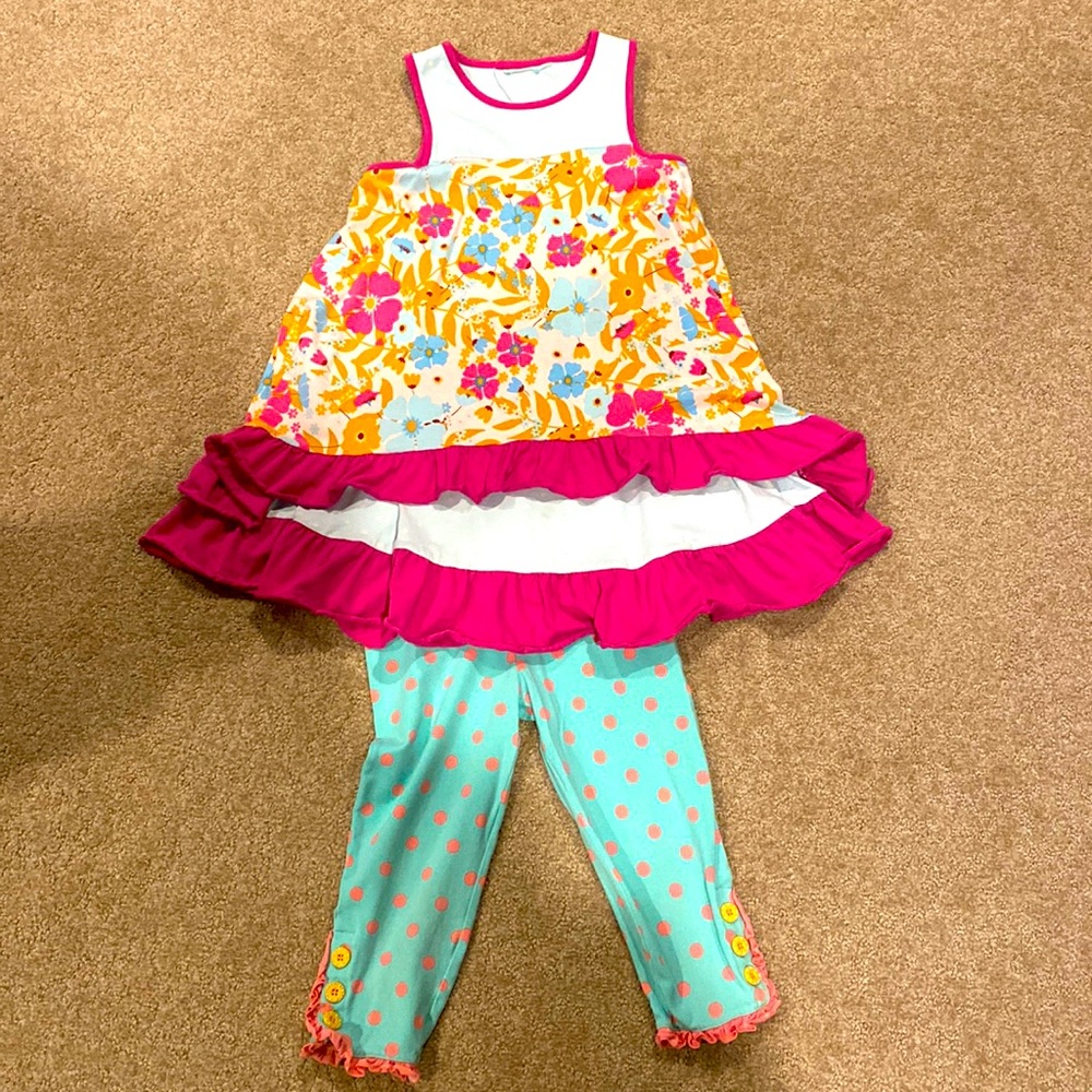 Matilda Jane Top and Bottom Set Girls Size 8